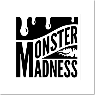 Monster Madness Original Logo - Invert Posters and Art